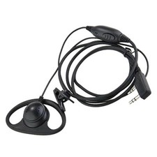Auricolare A Forma Di D Con Microfono PTT Per Baofeng UV3R PLUS, UV5R, UV5RA,