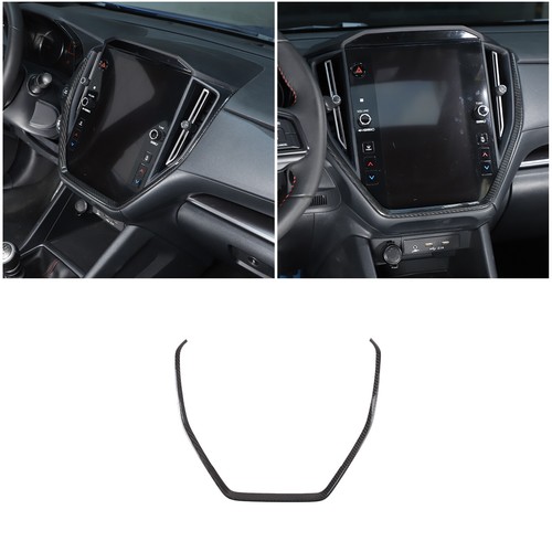 Real Carbon Fiber Navigation GPS Screen Frame Trim Cover For Subaru WRX 2022-24 - Picture 23 of 24