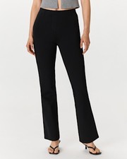Quince Women Ultra-Stretch Ponte Bootcut Pants Black S