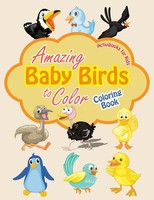 Activibooks For Kids | Amazing Baby Birds To Color Coloring Book | Taschenbuch