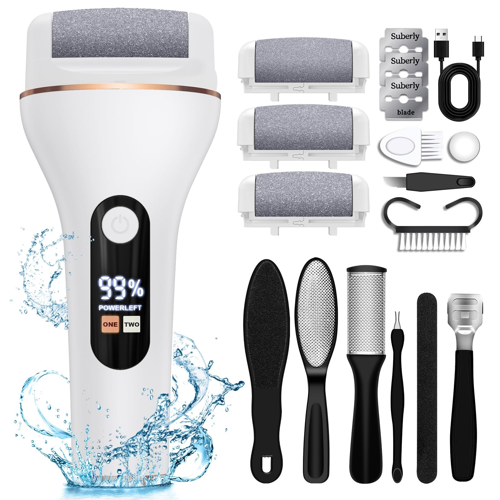 Pedicure Professionale Elettrico: Luxury Callus Remover per Piedi