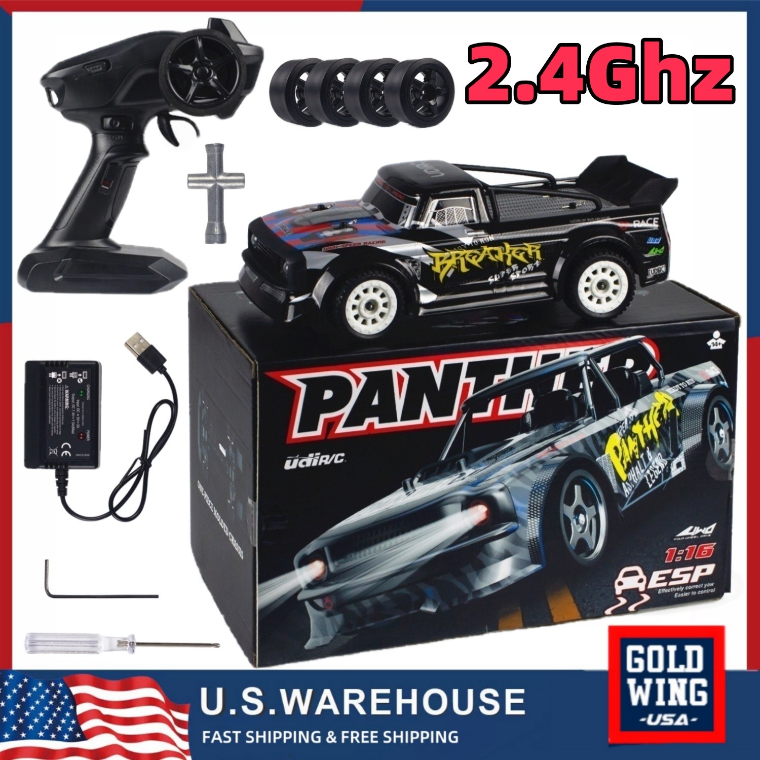30km/h High Speed Car 2.4ghz Remote Control Drift Car Truck 