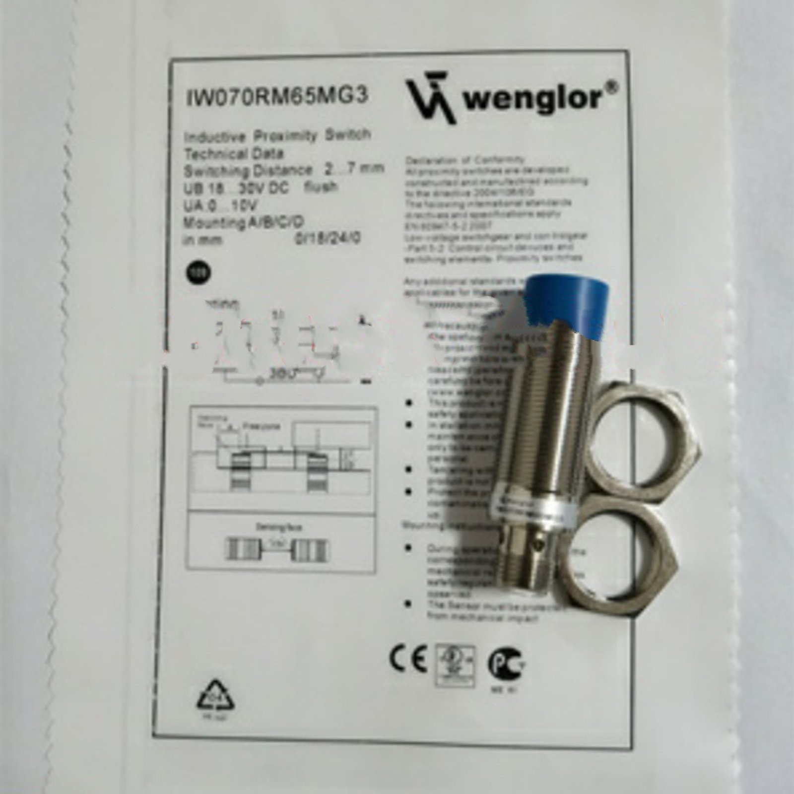 For Wenglor IW070RM65MG3 Proximity Switch New cm- Sensor