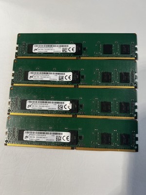 Micron 8GB (2x4GB) PC4-2400T DDR4 ECC Registered Server RAM Kit MTA9ASF51272PZ