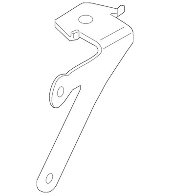 Genuine Volkswagen Low Note Horn Mount Bracket 3AA-951-182-A