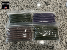 Salted 5" Soft Plastic Stick Worms Bass Fishing Senko Style Baits 25 Pk USA