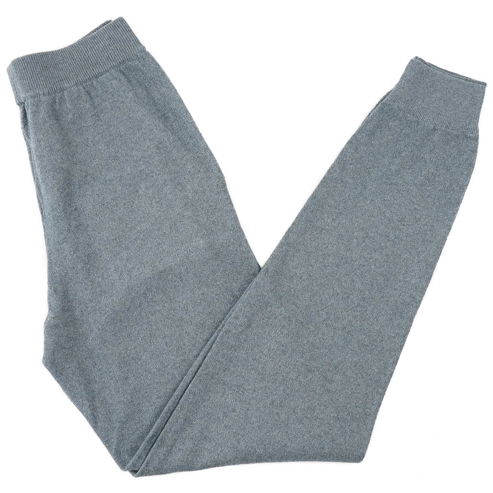 Pantalones deportivos Boglioli tejidos algodón-cachemira-seda con cordón 31 nuevos con etiquetas Foto 3 de 4