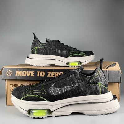 Nike Air Zoom Type Men's 8.5 Black/Electric Green Running Sneakers Athletic Shoe