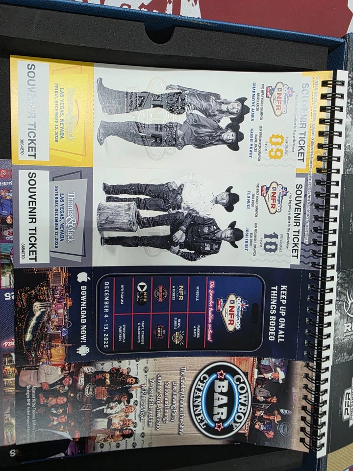NFR Finals Rodeo tickets. 2- tickets for all 10 nights seats, 1 & 2. - Image 4 of 4