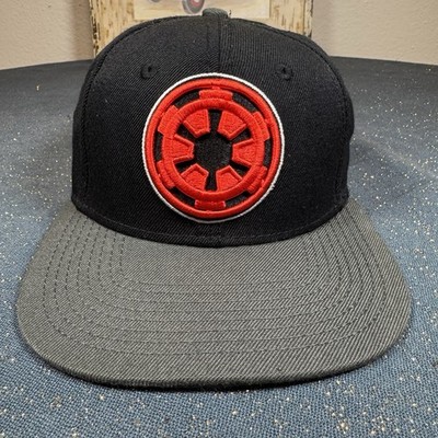 Star Wars Imperial Empire First Order Black Orange Adjustable Snapback Hat OSFM