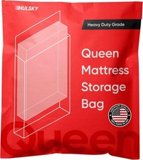 Queen Mattress Storage Bag - Premium Quality 4 Mil Heavy Duty for Moving
