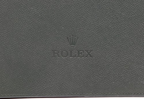 ROLEX BLOC MEMO NOTEPAD CARTERA PIEL LEATHER NOTEBOOK PORTAFOGLIO NEW 26x22cm - Bild 10 von 10