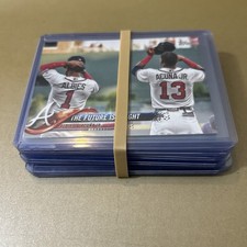 2018 Tops Update The Future Is Bright ( Albies Acuna Jr.