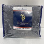 US Polo Assn Gray 4 Piece Full Sheet Set — photo 1