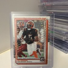 2025 Panini Donruss Optic - Tee Higgins #13 White Sparkle Prizm