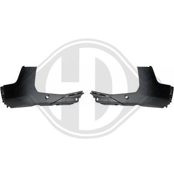 1X LüFtungsgitter StoßFäNger Diederichs 4236439 FüR Peugeot Vorne Links-image