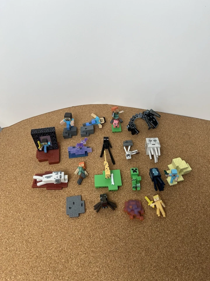 Minifigura Minecraft Mini Figura Artesanal Lote de varias piezas Foto 2 de 4