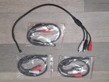 LOT OF 4 NEW MINI CCTV MICROPHONE FOR AUDIO SURVEILLANCE