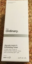 The Ordinary Glycolic Acid 7% Exfoliating Toner, Brightening and Smoothing Daily