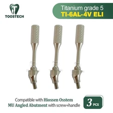 3pcs Multi unit angled abutment 17 /30/45 degree fits Hiossen Osstem TS