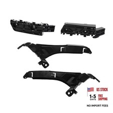 4Pcs Headlight Front Bumper Bracket Mount Support Retainer Kit Compatible