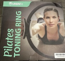 URBNFit Pilates Ring - 12" Magic Circle w/Dual Grip, Foam Pads, Pink