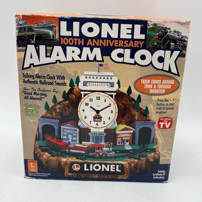 Lionel 100th Anniversary Train Alarm Clock 2000 Ltd Ed w/ Box