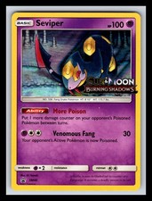 Seviper SM46 Pre-Release Promo Sun & Moon Pokemon 2188 on eBay