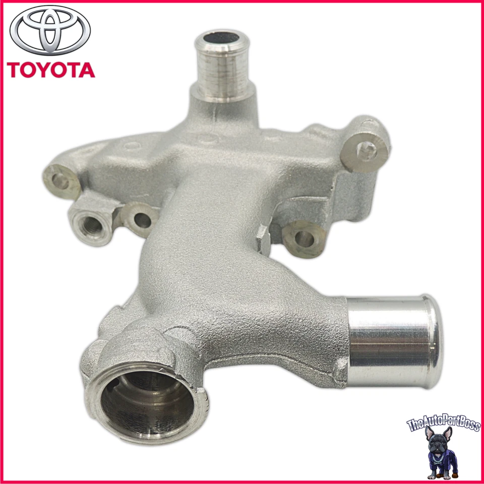 Engine Coolant Outlet Flange OEM Toyota 16331-20060 - Image 3 of 4