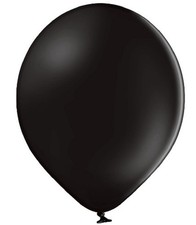 Belbal 025 Pastel Black Schwarz 43cm 17 Inch B150 Latex Luftballons 25 St&uuml;ck