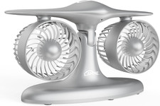 Portable Desk Fan 8000mah Battery Operated 18h Runtime Aviation Turbine Table F Portable Desk Fan 8000mah Battery Operated 18h Runtime Aviation Turbine Table F