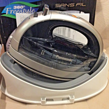 Panasonic Cordless 360 Freestyle Steam Iron New NI-WL600 Argent Carry Case 1500