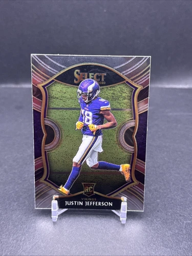 2020 Panini Select Justin Jefferson RC #61 Rookie Card Minnesota Vikings