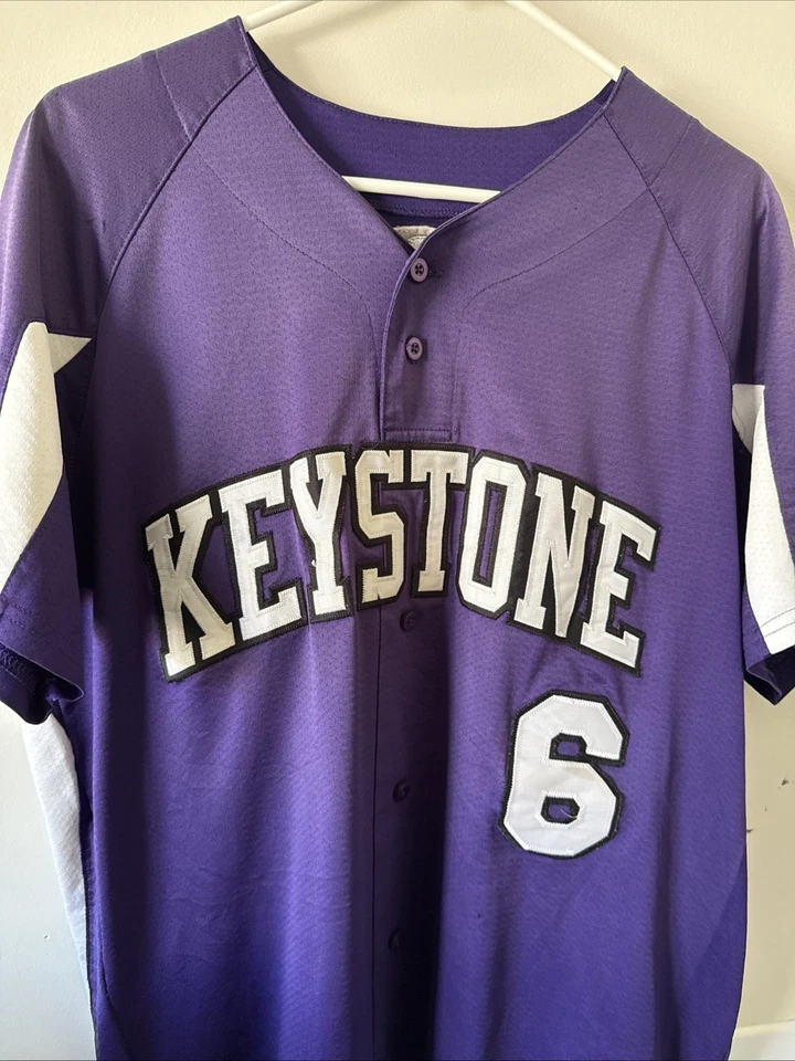 CAMISETA DE BÉISBOL VINTAGE UNDER ARMOUR KANSAS STATE WILDCATS #6 TALLA L - PÚRPURA Foto 2 de 4