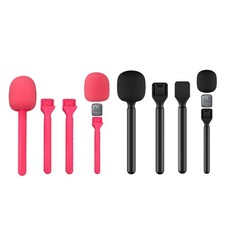 Handheld Wireless Microphone Adapter Holder For Interview With Silent Foam