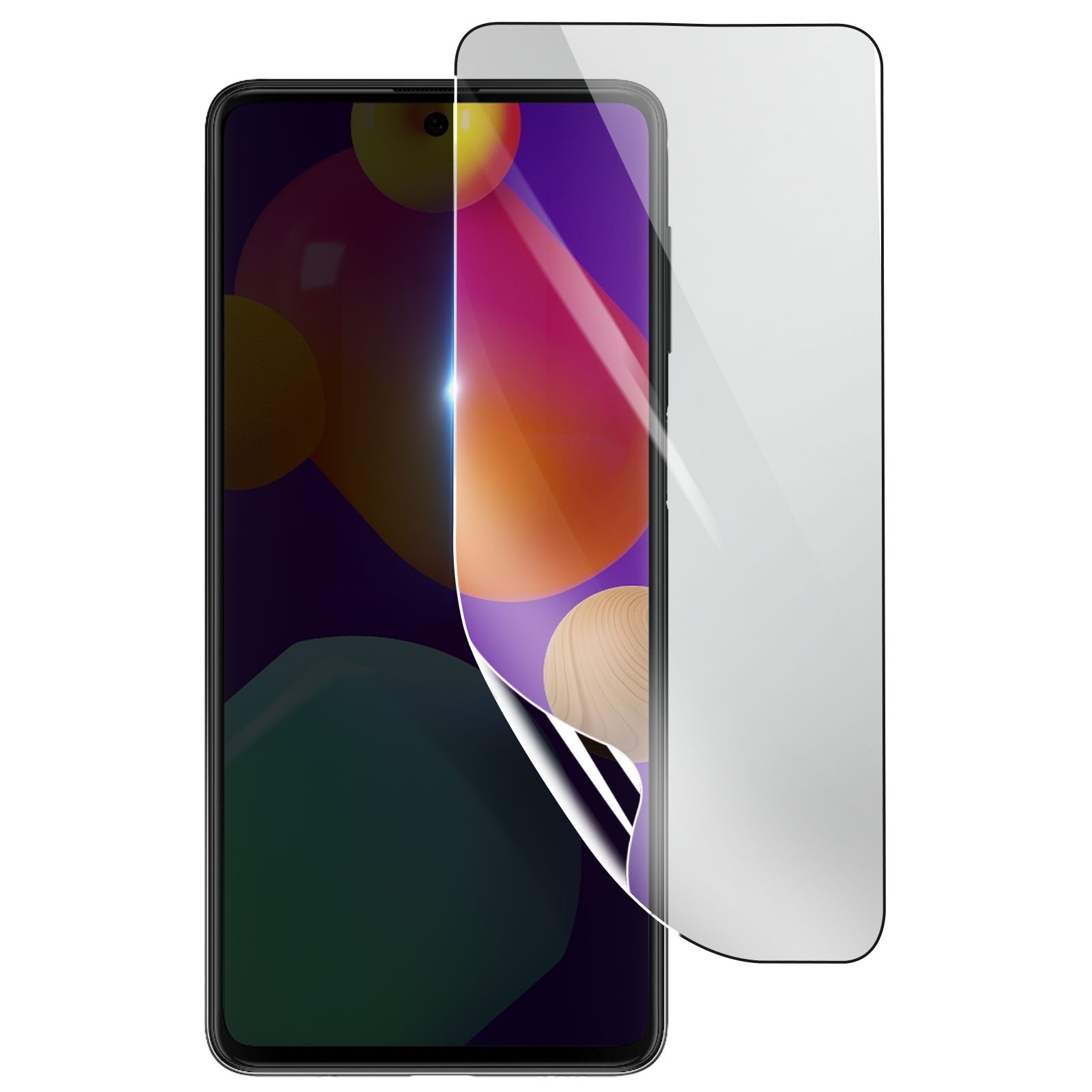 Protection écran hydrogel antichoc pour Galaxy M62, film flexible transparent