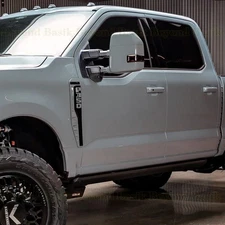 Mirror COVERS for 2024-2026 Ford F250 F350 SUPERDUTY Top+Bottom R7 GLACIER GRAY