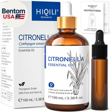 100ML Citronella Oil for Homemade Sprays, Add to Diffuser, 100 Pure and Natural