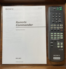 Genuine OEM SONY RM-U401 AV System Remote Control/ Manual for STR-DE525 Receiver