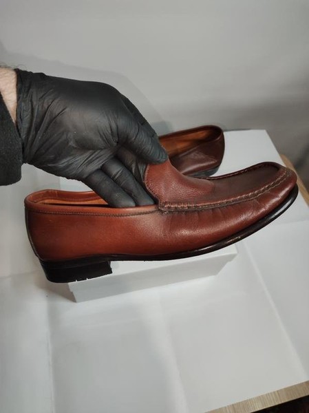 Women Pierre Cardin Loafers Brown Leather 41 #NQJJ