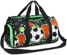 BTOOP Kids Overnight Bag for Boys Small Soccer Sports Gym Bags Duffle Tote With