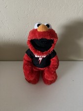 2010 Hasbro Let s Rock Elmo 14 Plush Sesame Street Untested No Cover