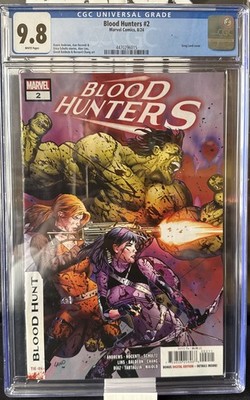 Blood Hunters #2 - CGC 9.8 - Key Issue Greg Land 2024 Marvel Comics