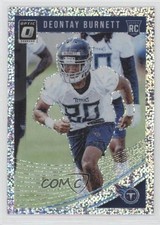 2018 Donruss Optic Rookies White Sparkle Prizm Deontay Burnett #144 1u6