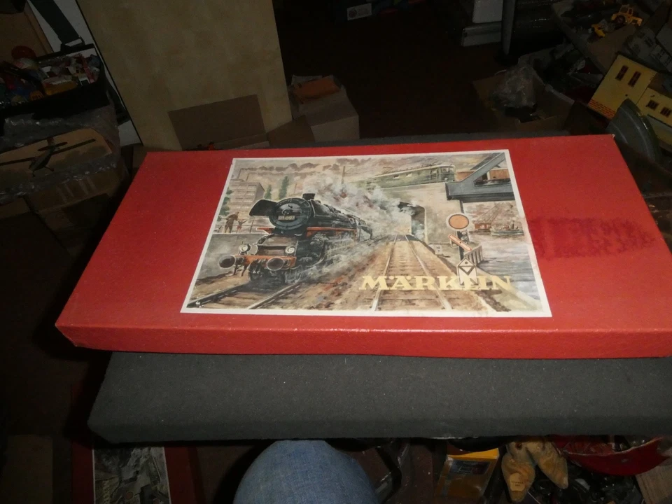 Märklin H0 Blech Personen Zug - Set mit Dampf-Lok & viele Manuals 60ies Top - Bild 2 von 4