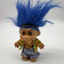Rare Russ Troll Hippy Peace Sign Blue Hair Stickers