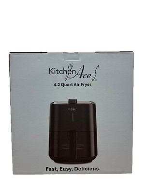 Kitchen Ace 4.2 Quart Air Fryer Black Brand New