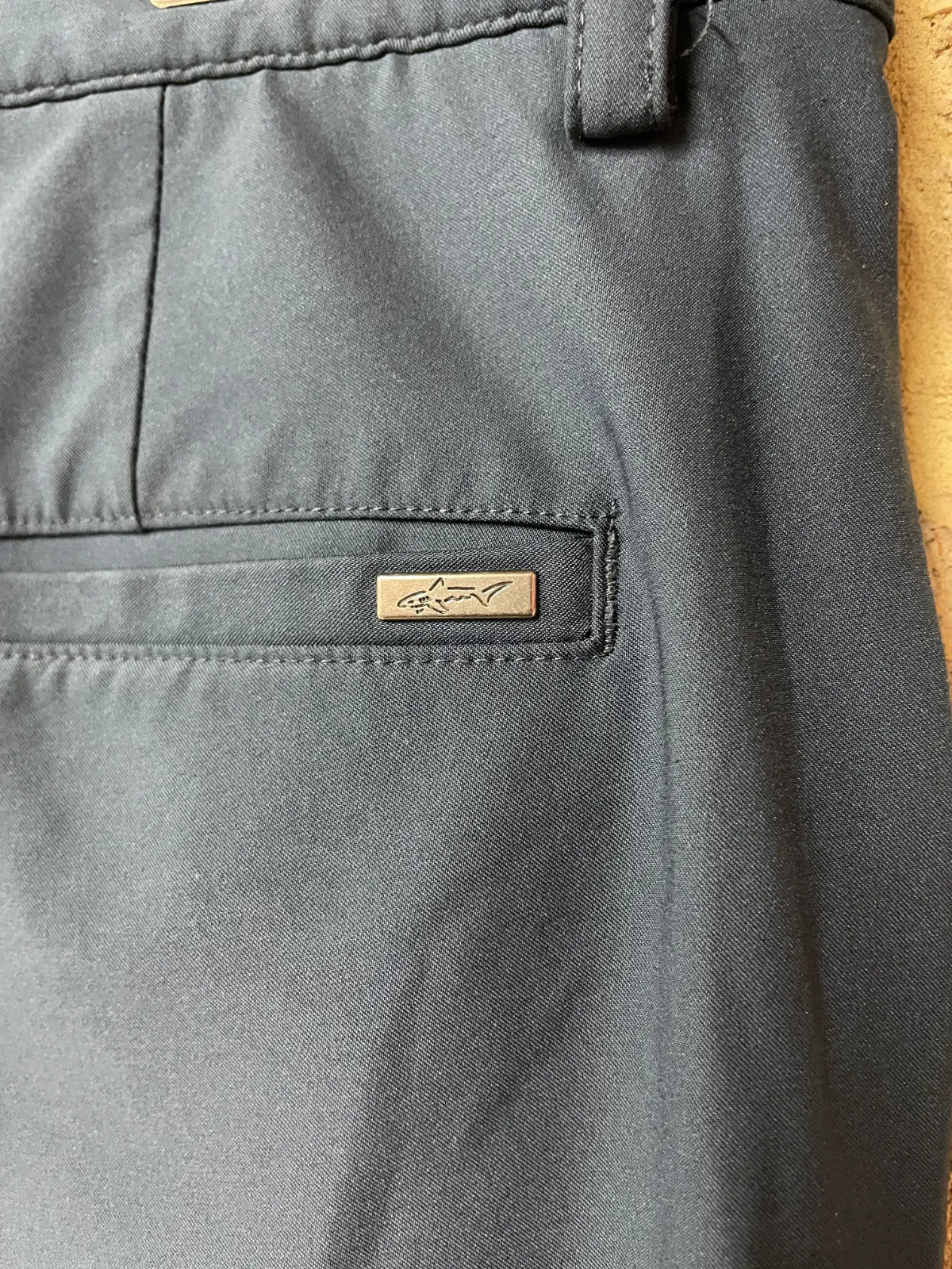 Greg Norman ML75 Microlux Golf Trousers Mens W34 L30 Navy Stretch Flat Front image 3