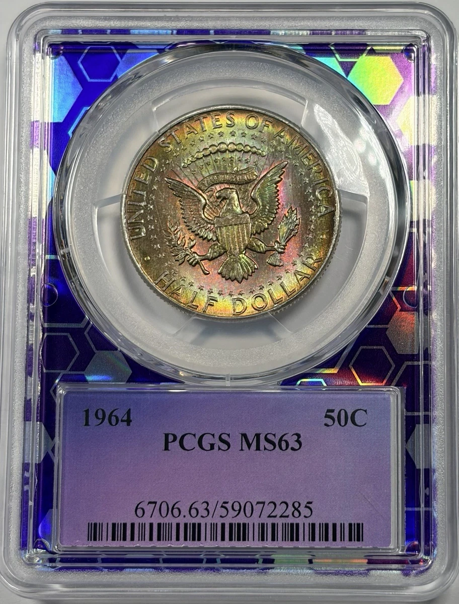 1964 PCGS MS63 ケネディ銀貨 MS 63 Graded 1964 Kennedy US Half Dollars (1964-Now) for sale | eBay