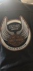 harley davidson 105th Anniversary jacket Ladies black leather soft zip sz XL — photo 2